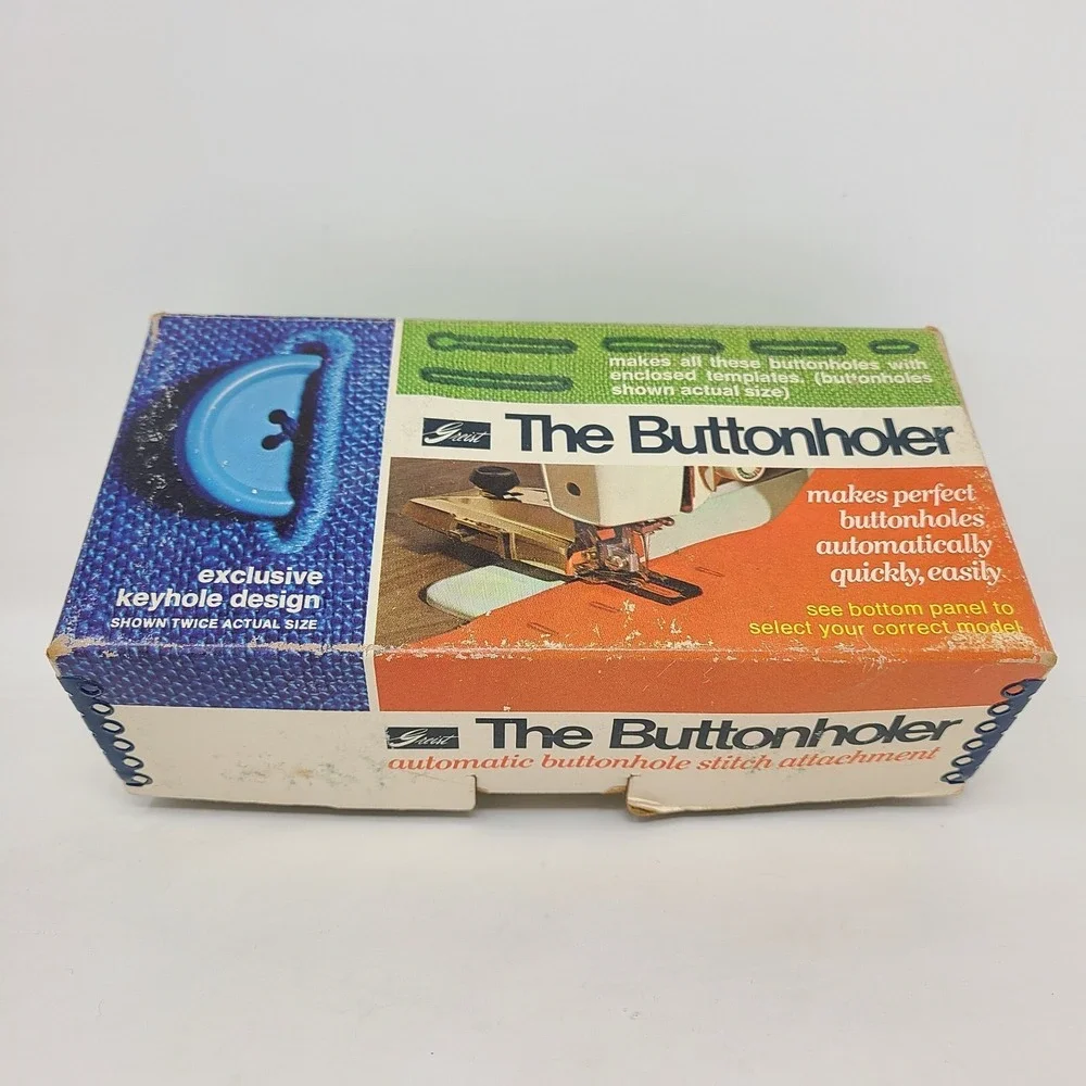 Greist vintage buttonholer